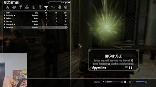 Vamos jogar skyrim nessa jossa Gameplay da madruga parte 1