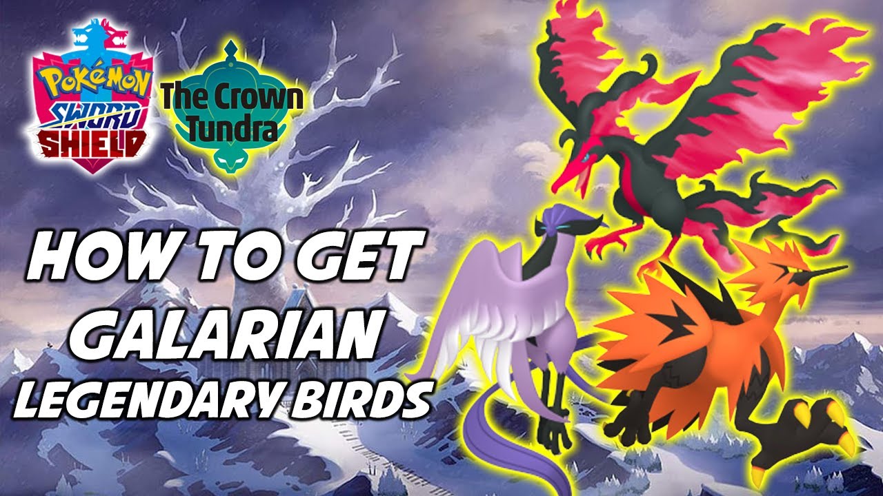 How to Catch Galarian Legendary Birds in 'Pokémon Sword and Shield