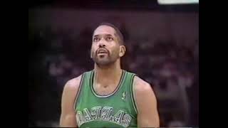 1990 Trail Blazers vs  Dallas Mavericks  Game 2