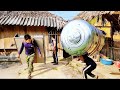 Transport clean water tank to another location, repair wedding tent to prepare for wedding