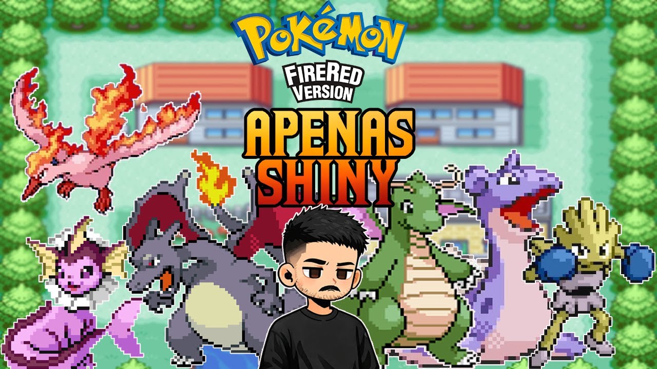 #19 - Zerando Pokémon FIRE RED só com SHINY | Shiny Hunt. #pokémon #firered