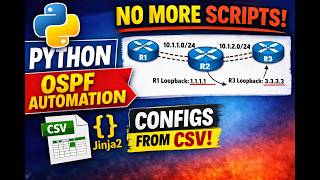 Python Network Automation: Automating OSPF with Jinja2 and CSV Net Worth