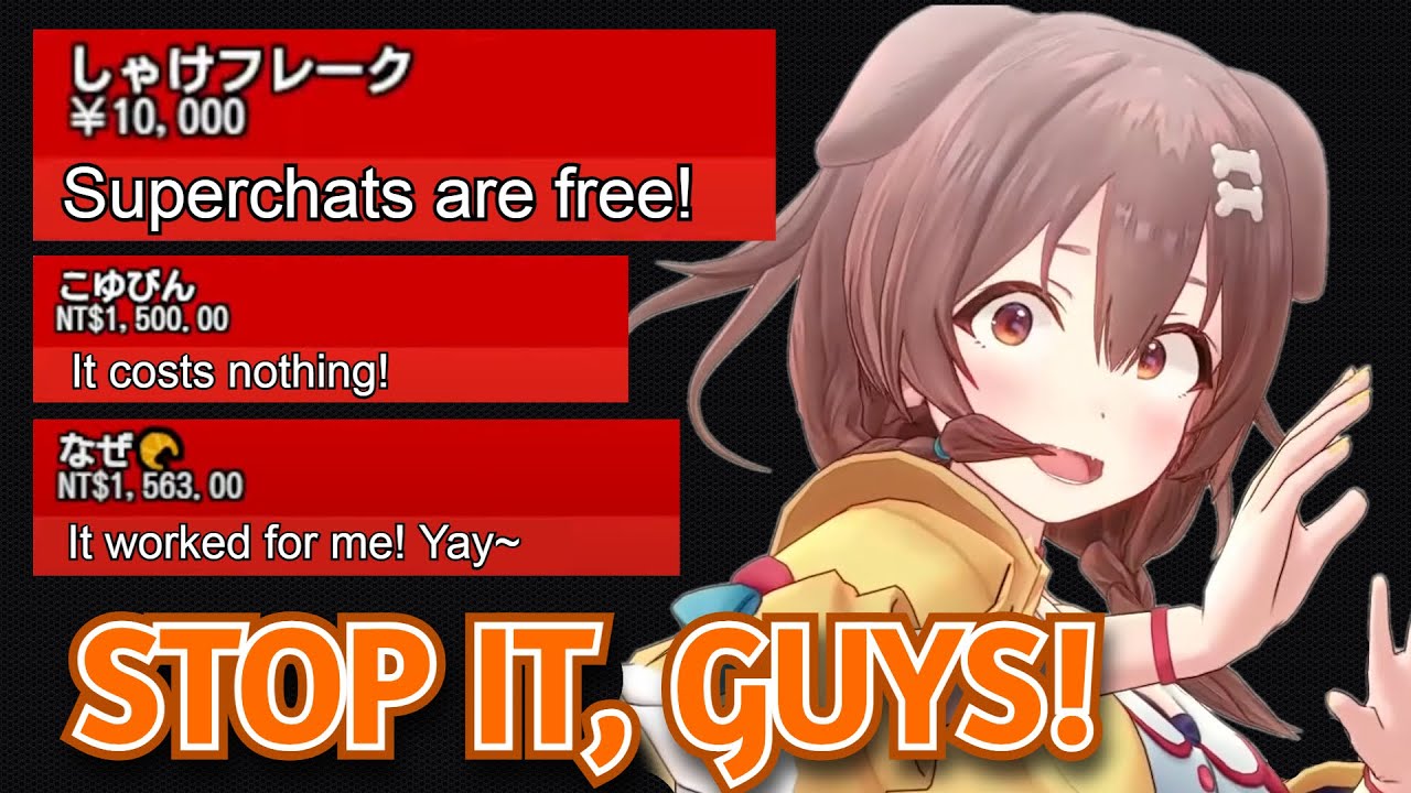 Korone Can't Stop a Sudden Flood of 