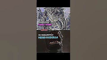 King Titan vs Heisei Godzilla (Ark vs Godzilla) #edit #ark #godzilla #1v1 #fight #fypシ