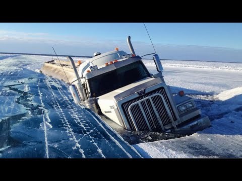 Video: Los camioneros de Ice Road no quieren viajar por la autopista D alton