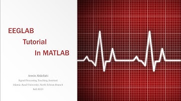 EEGLAB Tutorial in MATLAB