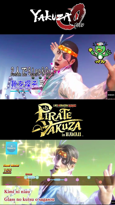 SU NAO NI I LOVE YOU - 0 and Pirates Yakuza comparison #yakuza #yakuzalikeadragon