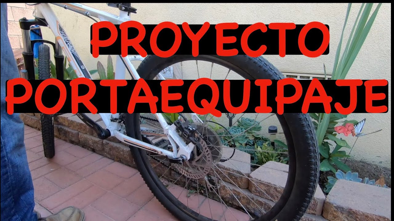 Como hacer PORTAEQUIPAJE para BICICLETA. // DIY BICYCLE RACK. 