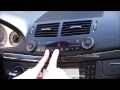 Mercedes W211 How to use hidden air condition (AC)  menu