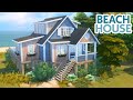 Summer Beach House // The Sims 4 Speed Build