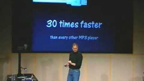 Apple Music Event 2001 The First Ever iPod Introduction