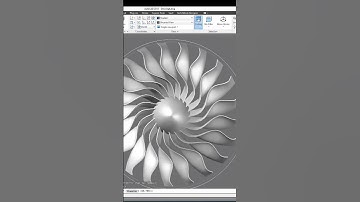 AUTO CAD 3D JET ENGINE #technicalsupportcadcam