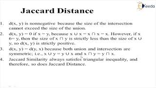 Jaccard Distance - Finding Similar Items and Clustering - Big Data Analytics