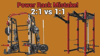 (2:1 vs. 1:1 Ratio) Avoid This CRUCIAL Power Rack Mistake Before You Buy!