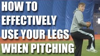 Baseball Pitching Tips: How to properly use your legs while pitching with Casey Crosby