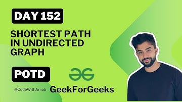 Shortest path in Undirected Graph  |Graphs | POTD