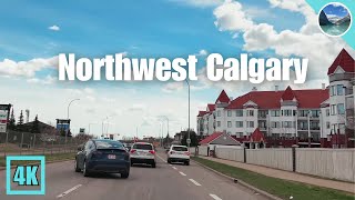 [4K] Calgary Driving 🚘 Driving through Northwest Calgary 🇨🇦