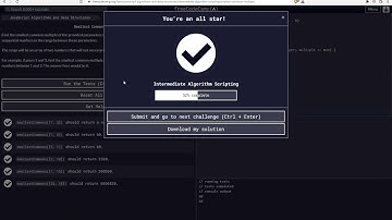 Intermediate Algorithm Scripting (14/21) | Smallest Common Multiple | freeCodeCamp