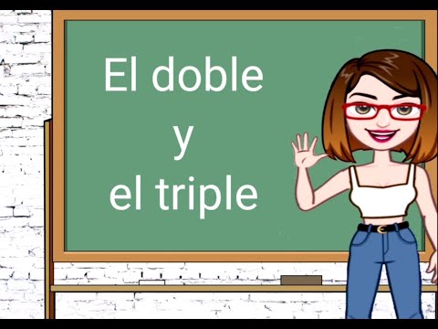 Video: ¿Qué significa el doble en matemáticas?