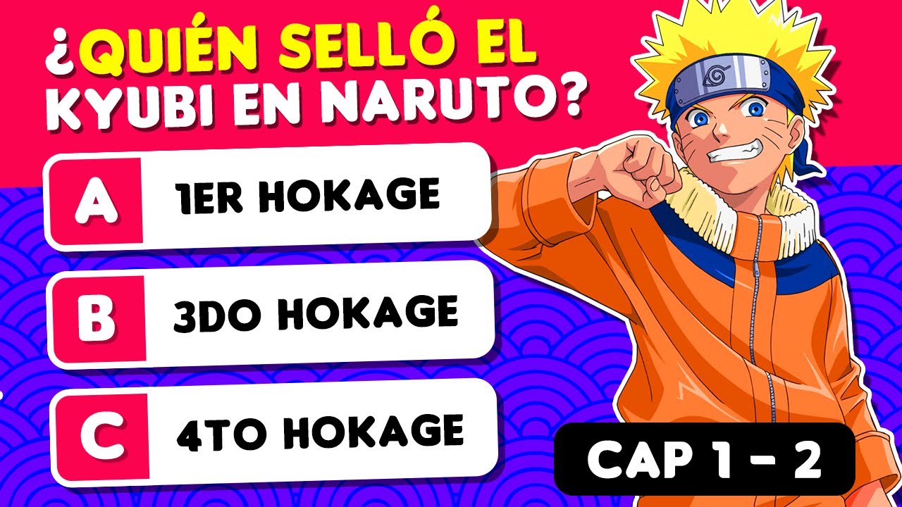 Adivina ¿Cuánto sabes de NARUTO? 🦊🍥🍜 Capítulo 1-2 Preguntas de NARUTO