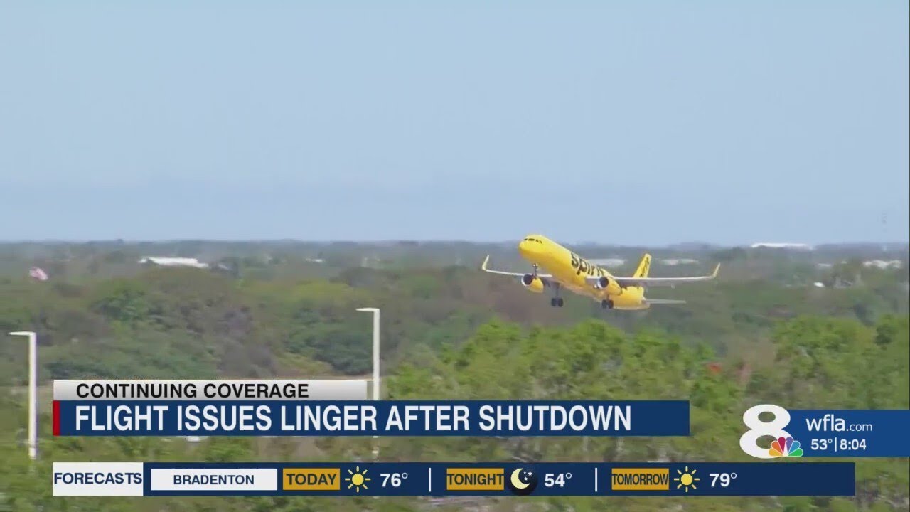 FAA holds flight cuts at 6%, TPA sees dozens of cancellations