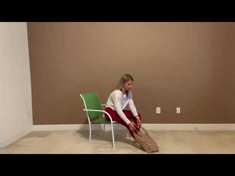 Grocery Bag Knee Flexion Exercise