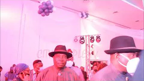Former President, Goodluck Jonathan Storms Sifax Boss Hotel Opening In Lagos