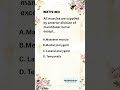 Neetpg mcq #mbbs #neetpg #neetpreparation #medical #pg #inicet #fmge#shorts#anatomy #revision#growth