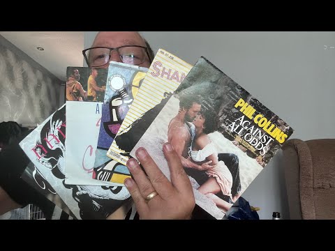 ASMR collection of a few 7inch music records