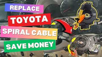 Spiral cable replacement Toyota | How to Replace Clock Spring & Horn Chakri | Airbag Chakri