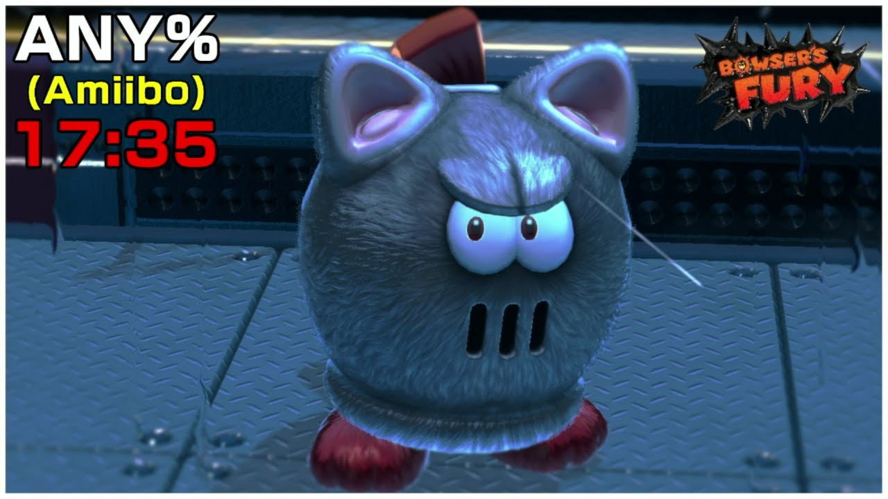 [Former WR] Bowser's Fury Any% (Amiibo) Speedrun in 17:35