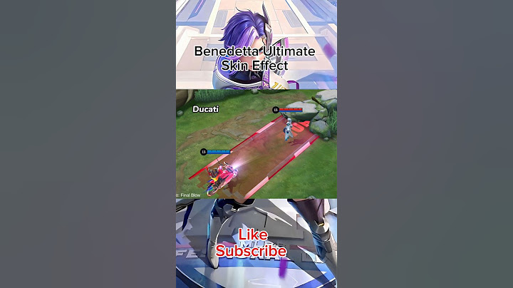 Benedetta Ultimate Skin Effect #mobilelegends #viralvideo #shorts