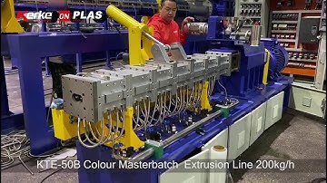 Split Barrel Extruder For Colour Masterbatch Making - Kerke (WANPLAS Group)