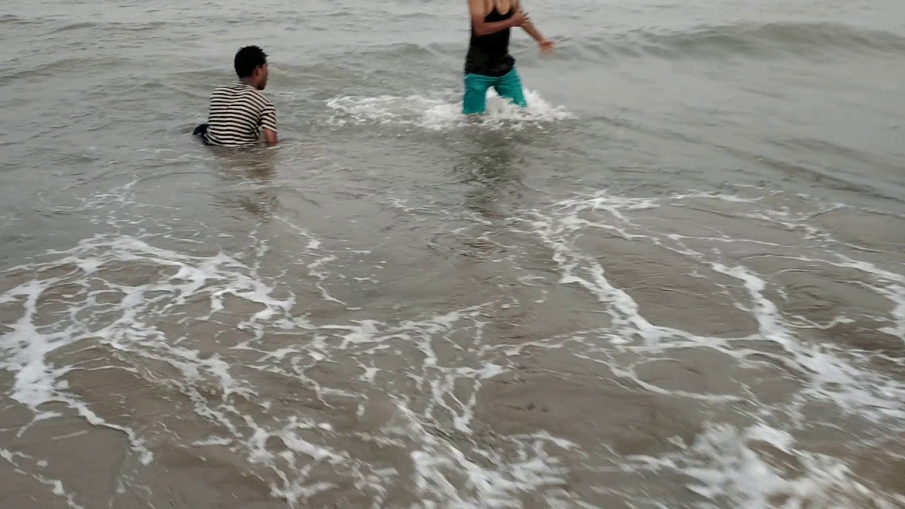 Kakinada beach waves 🌊