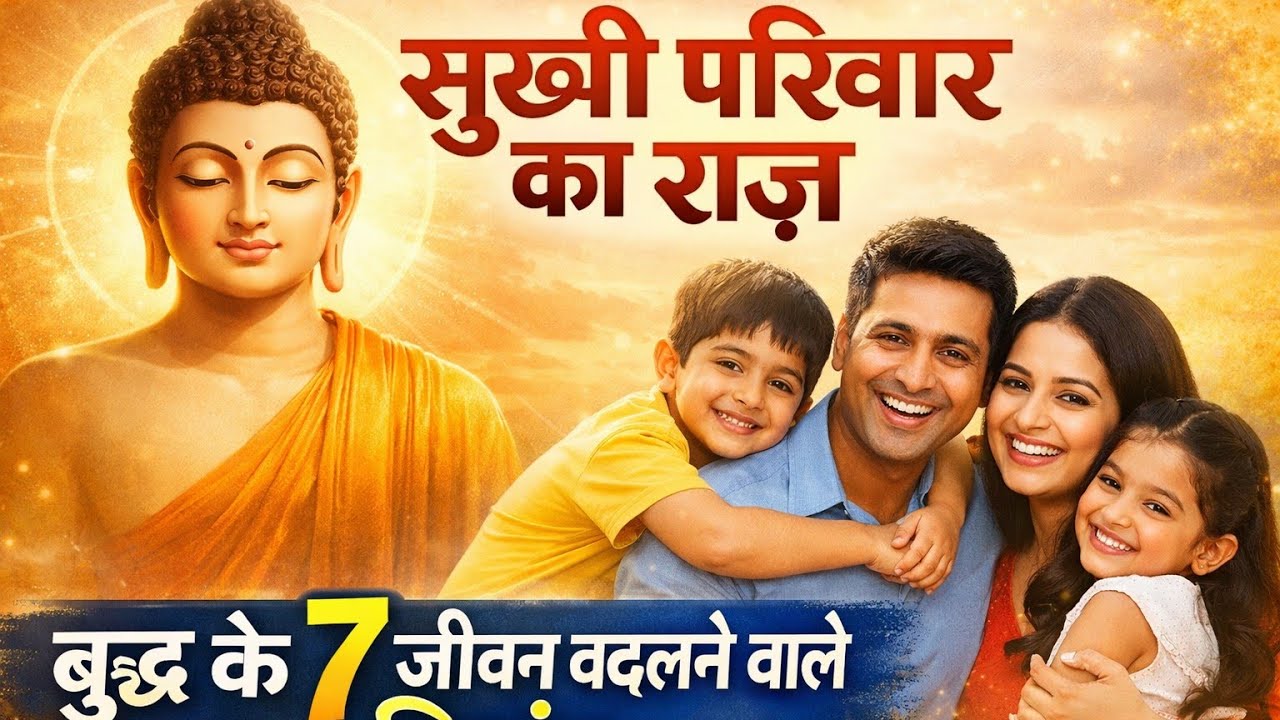 सुखी परिवार का राज़ – बुद्ध के 7 जीवन बदलने वाले सूत्र #GautamBuddha#BuddhaTeachings#SukhiParivar