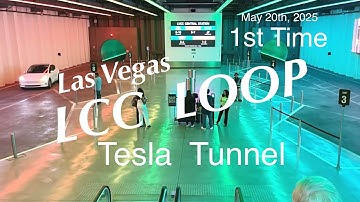 Las Vegas Loop Tesla Tunnel - 1st Experience (See Pinned Comment)