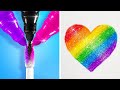 ART HACKS. NERD VS POPULAR || 1 Star VS 5 Start Art Hacks by 123 GO! GLOBAL