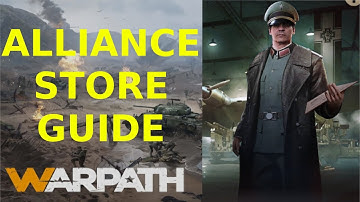 Alliance Store Guide - Warpath