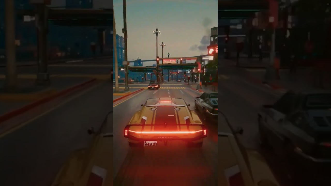 Driving in Cyberpunk 2077