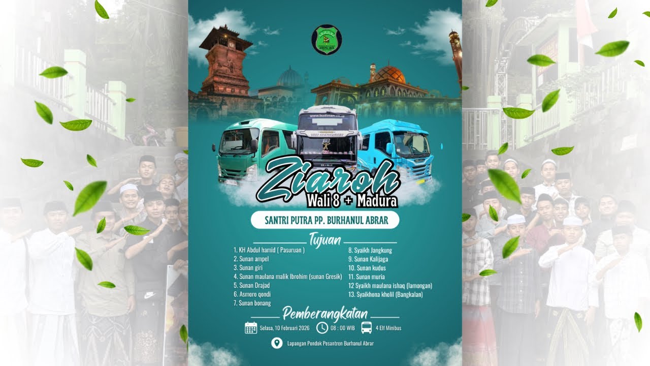 TOUR RELIGI WALI 8 + MADURA || PP BURHANUL ABRAR || Besuki - Situbondo