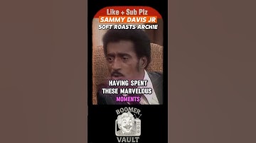 Thumbnail of Sammy Davis Jr. Roasts Archie Bunker... and He Doesn’t Even Realize It! 😂🔥 #allinthefamily #ratpack