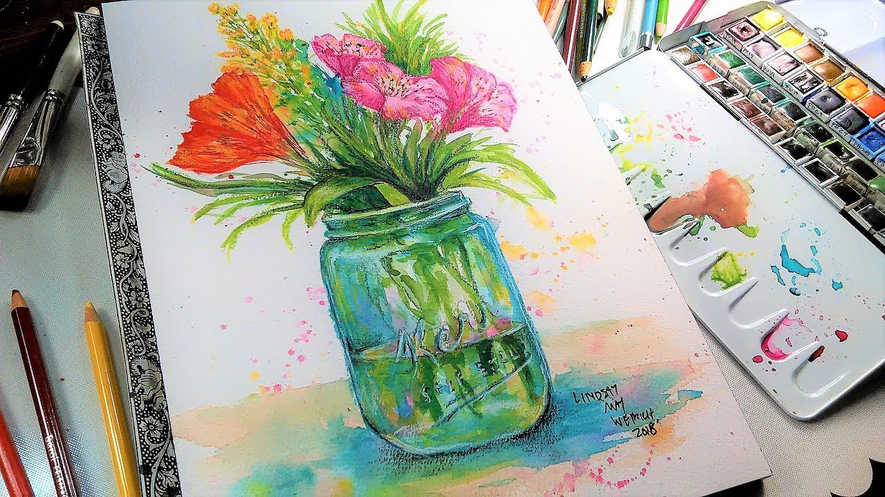 LiveLoveDIY: How To Use Watercolor Pencils (aka my favorite new way to make  art!)