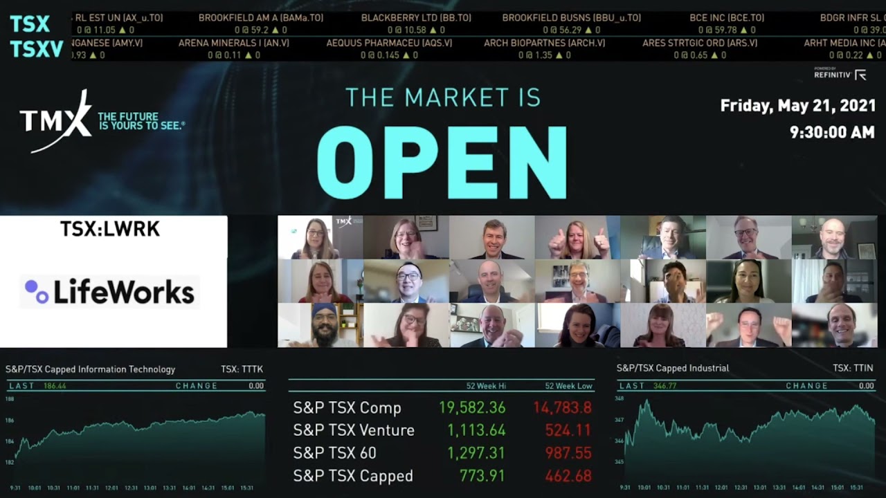 LifeWorks Virtually Opens the Market, May 21, 2021