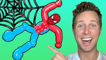 How to Make Balloon Spiderman - Balloon Twisting Tutorial