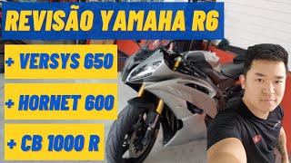 REVISÃO YAMAHA R6 | VERSYS 650 | CB 1000R | HORNET 600