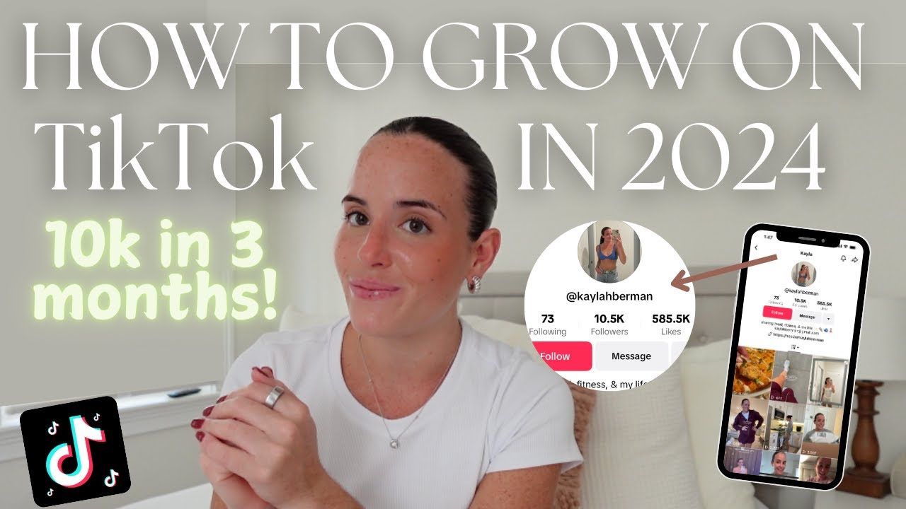 i grew my tiktok from 0 to 10,000 followers in 100 days (HOW TO GROW ON ...