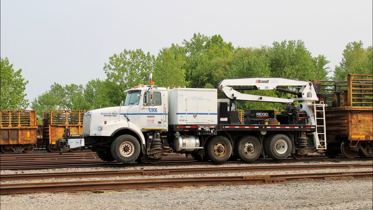 CSX and NS Maintenance of Way equipment working over the last few weeks