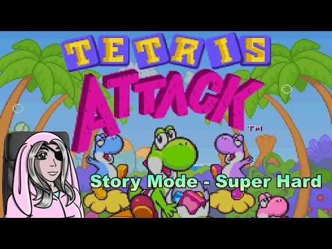 Tetris Attack SNES Story Mode Super Hard 