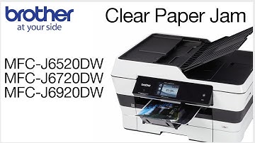 Brother MFC-J6920DW – how to clear “Paper Jam” error