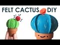 DIY Felt Round Cactus Tutorial